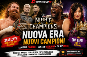 WWE Night of Champions 2026: Sami Zayn conquista il titolo mondiale e cambia il volto della WWE