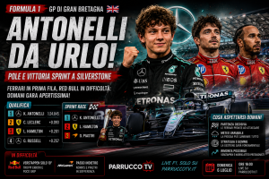 Formula 1, Silverstone accende lo spettacolo: Antonelli vola, Ferrari c’è e la gara promette scintille