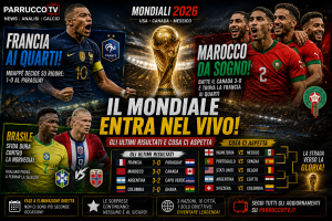 Mondiali 2026: Francia e Marocco volano ai quarti, il Brasile rischia grosso. Il torneo entra nella fase decisiva
