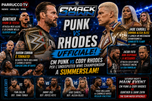 WWE SmackDown: CM Punk contro Cody Rhodes è ufficiale, Gunther perde il controllo e Baron Corbin ritorna