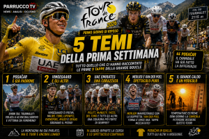 Tour de France 2026: 5 temi della prima settimana
