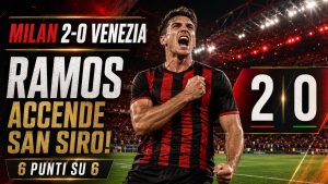 Milan-Venezia 2-0: Ramos accende San Siro, il Diavolo vince ancora