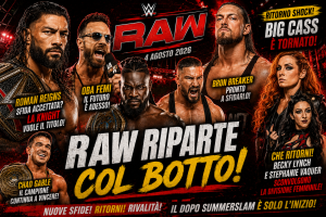 WWE RAW: il dopo SummerSlam infiamma la WWE, tornano Big Cass, Becky Lynch e Stephanie Vaquer