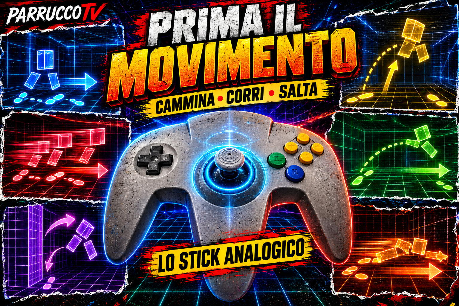 Il controller analogico e il sistema di movimento dei primi platform 3D