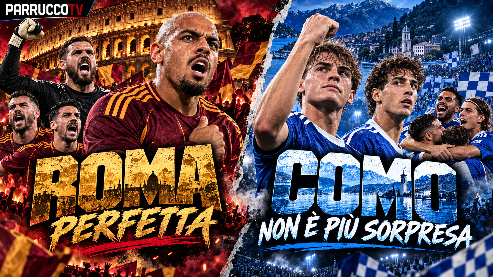 Roma e Como tra le squadre migliori della quarta giornata di Serie A