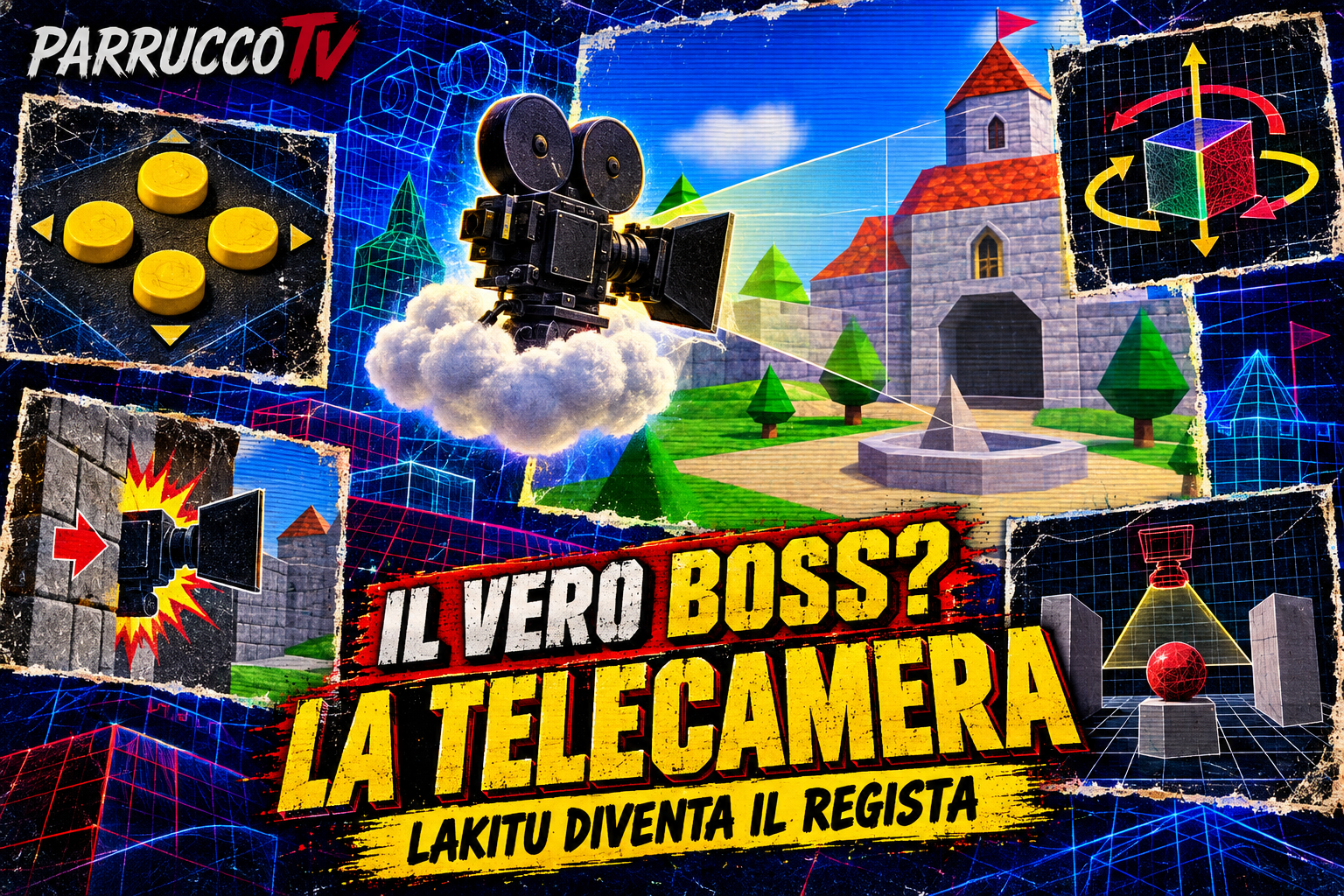 Lakitu e la nascita della telecamera controllabile nei videogiochi 3D