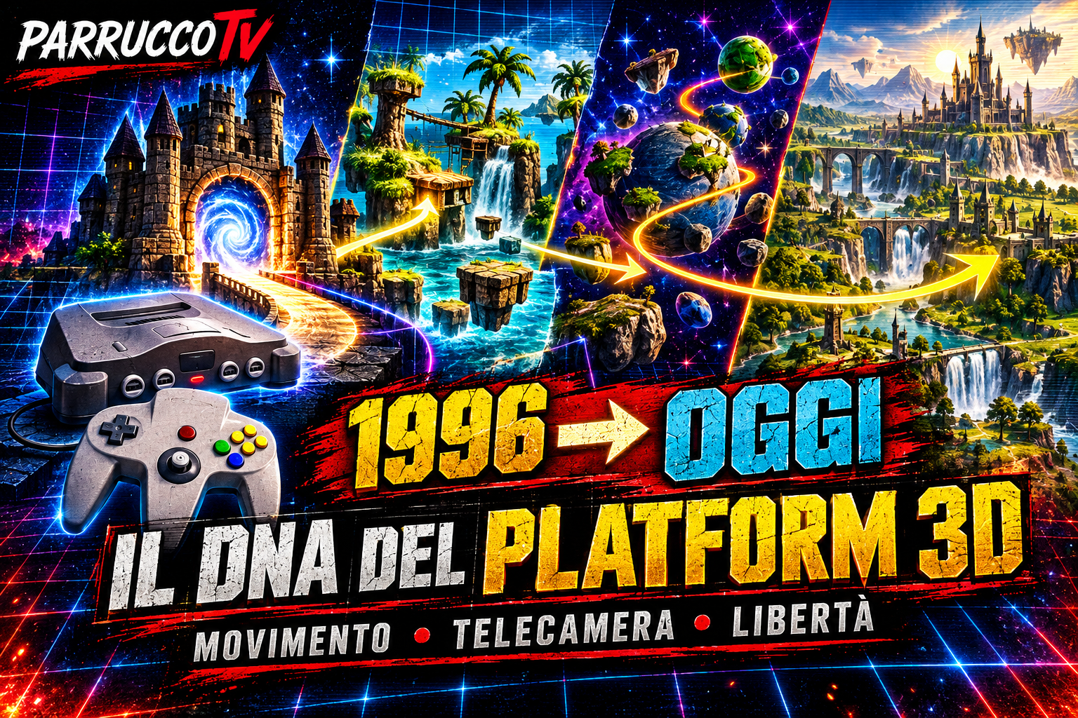 L’eredità di Super Mario 64 nell’evoluzione del platform tridimensionale