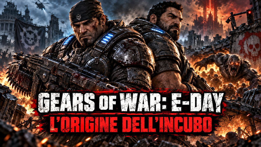 Marcus e Dom nella copertina ParruccoTV di Gears of War E-Day