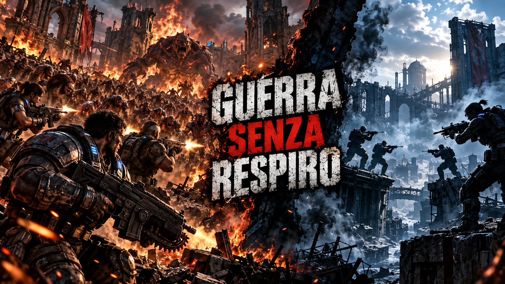 Campagna e multiplayer di Gears of War E-Day
