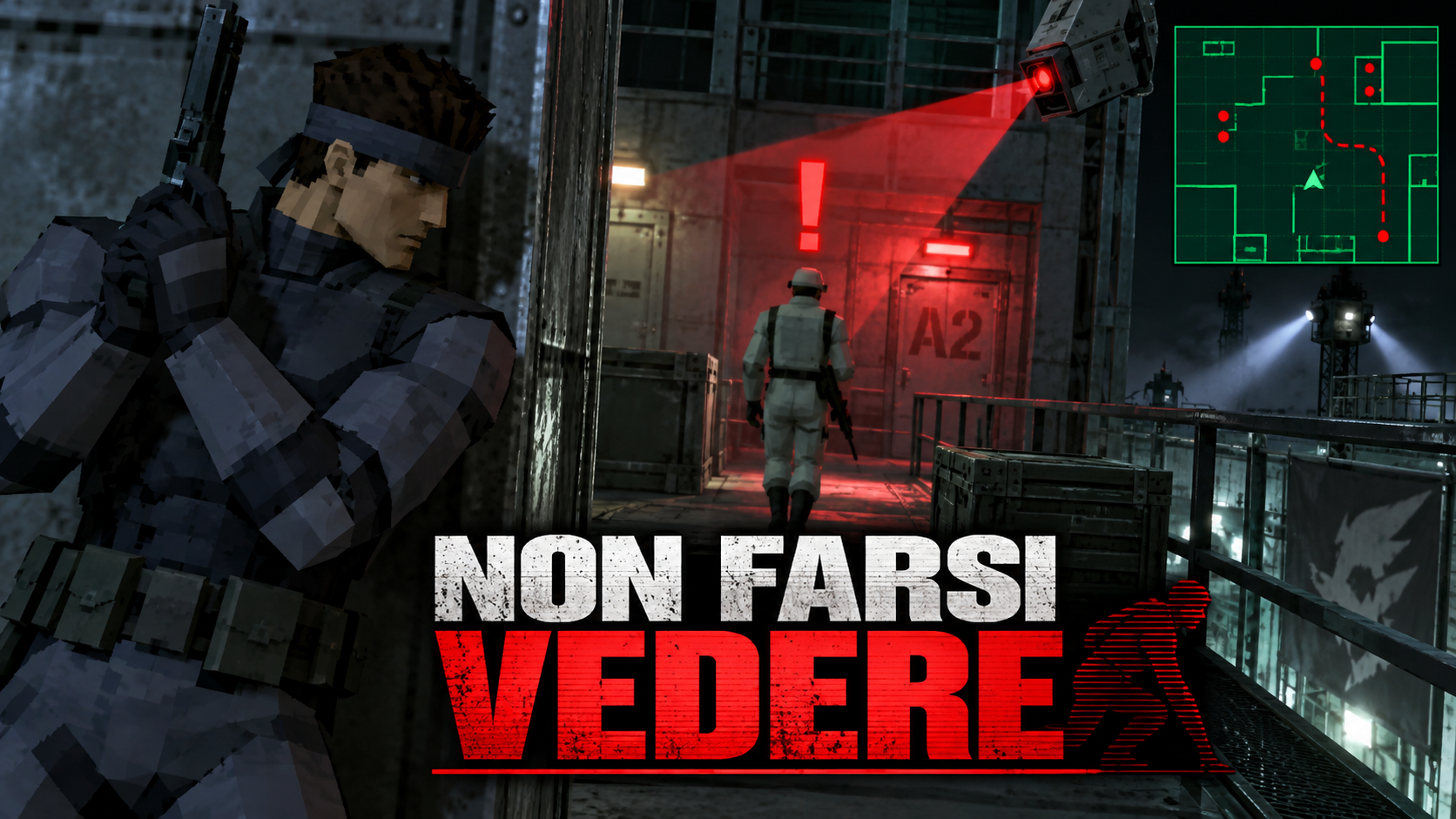 Le meccaniche stealth di Metal Gear Solid