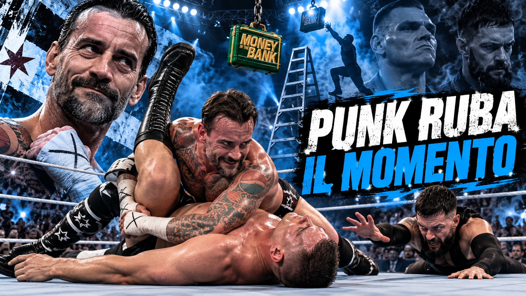 CM Punk batte Gunther e Finn Bálor