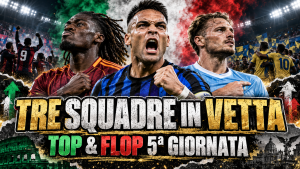 Serie A, 5ª giornata: Roma e Inter si fermano, la Lazio le raggiunge. Cagliari e Frosinone da urlo